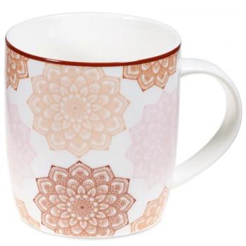 1 BOX Tee-Tasse mit Sieb, Mandala pink